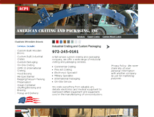 Tablet Screenshot of americancratinginc.com